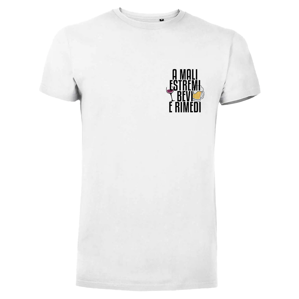 T-SHIRT A MALI ESTREMI BEVI E RIMEDI