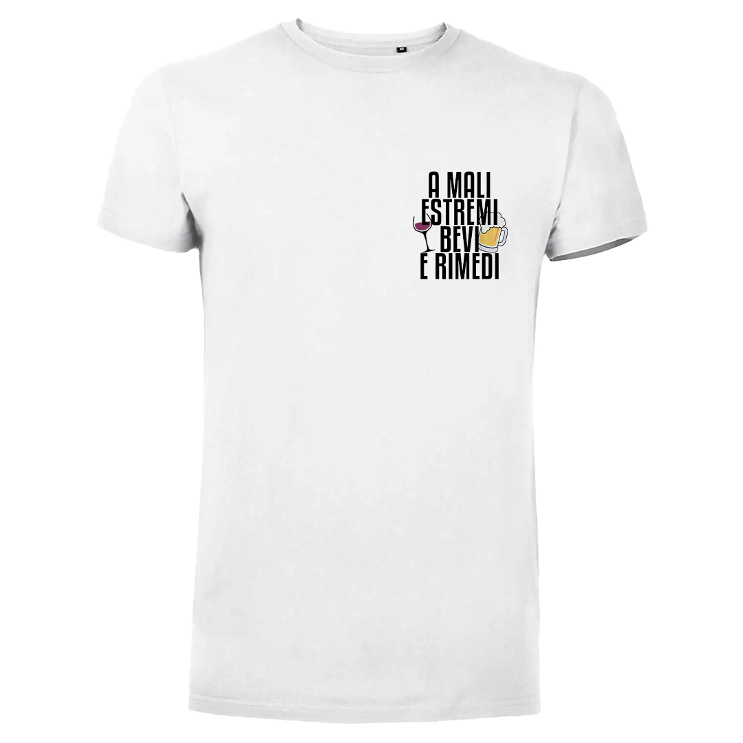 T-SHIRT A MALI ESTREMI BEVI E RIMEDI